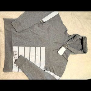 Grey Helmut Lang Hoodie